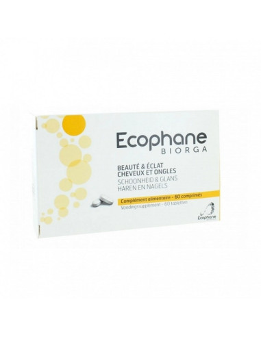 Cheveux Et Ongles 60 Comprimes Ecophane Biorga