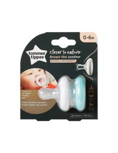Tommee Tippee Sucette Forme Symétrique 0-6 Mois (Lot de 2)